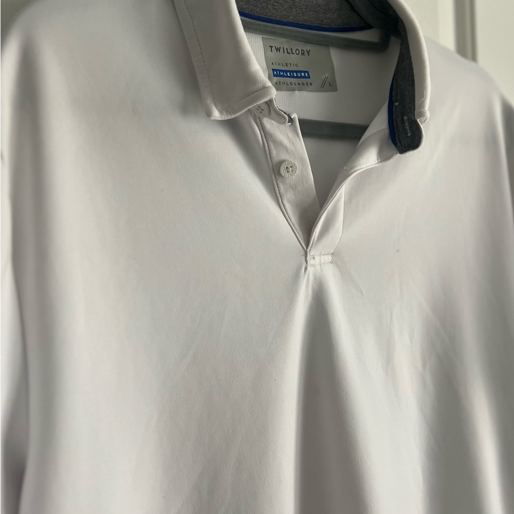 Twillory Classic White Men's Polo Shirt